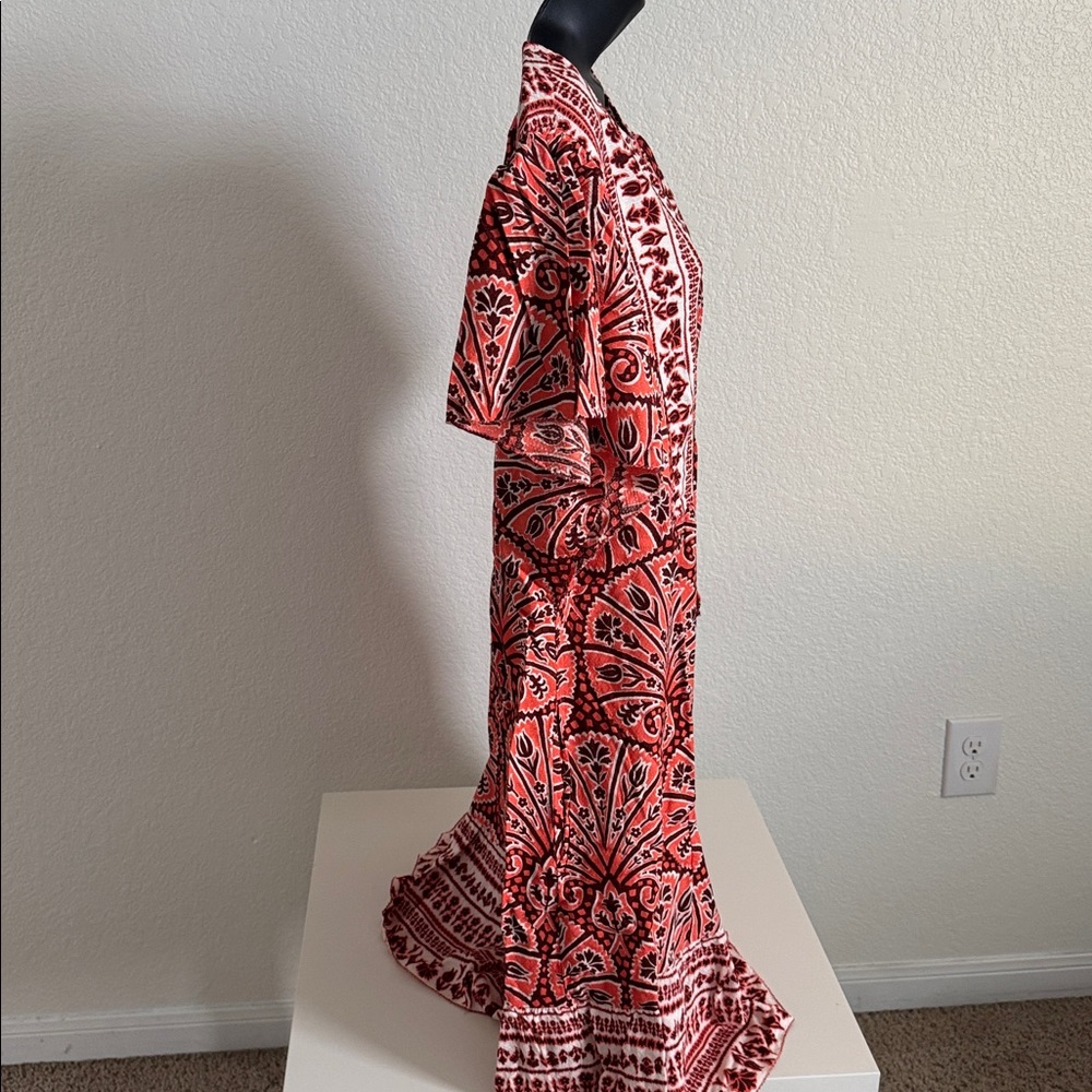 NWT Knox Rose Boho Print Mini Dress 1X - Picture 5 of 8